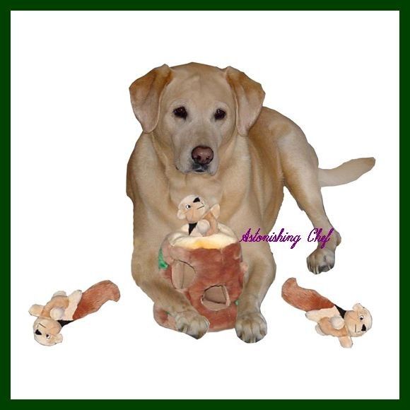 KYJEN JUMBO HIDE A SQUIRREL PLUSH PUZZLE TOY FOR DOGS  