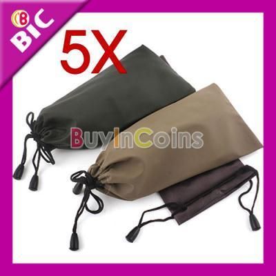 Sunglasses Glas​ses Soft Cloth Dust Pouch Carry Bag  