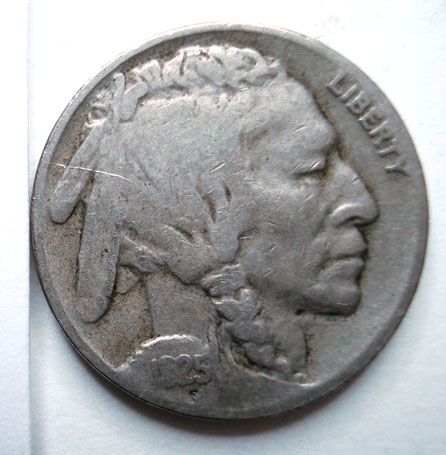 1925 D BUFFALO NICKEL F  