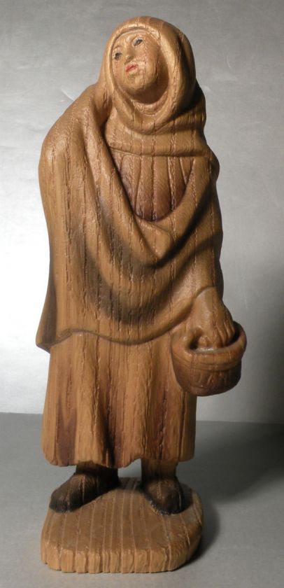 Fini Moroder Nativity Samaritan Woodcarving Anri  