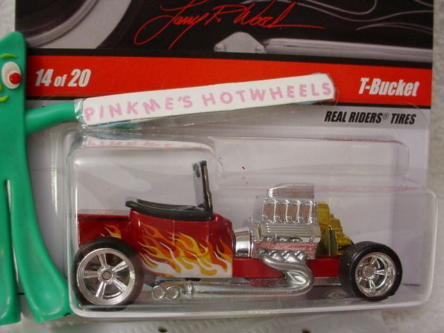 NEW HW 2009 Hot Wheels Larrys Garage T BUCKET★RED★RR  