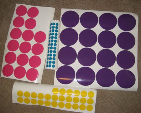 dots room vinyl decals decal