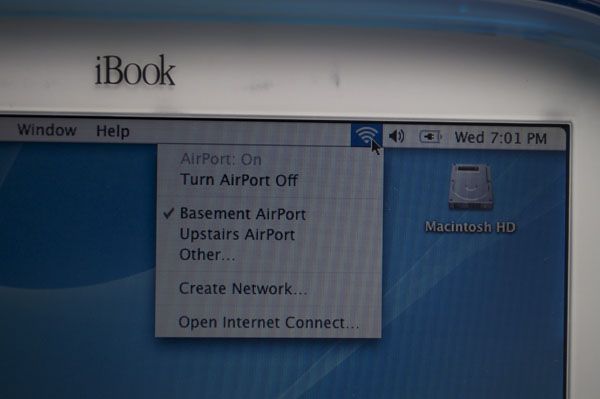 airport wireless networking installed