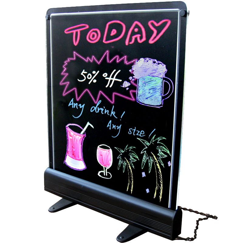 LED Illuminated Display Writing Message Memo Menu Board  