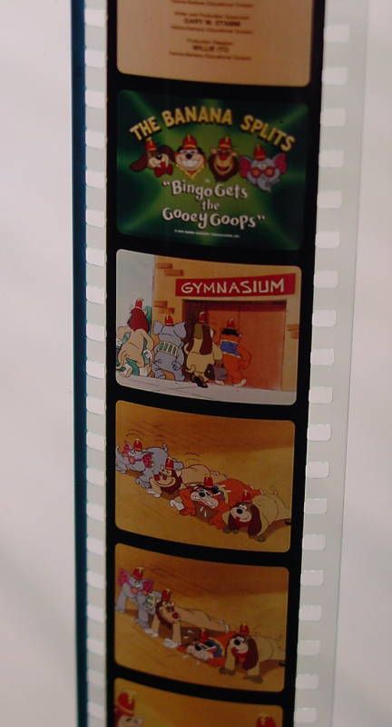 HANNA BARBERA Filmstrip Banana Splits Educational Film  