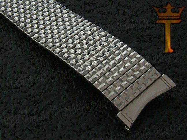NOS 7/8 Bulova Stainless Steel Vintage Watch Band  