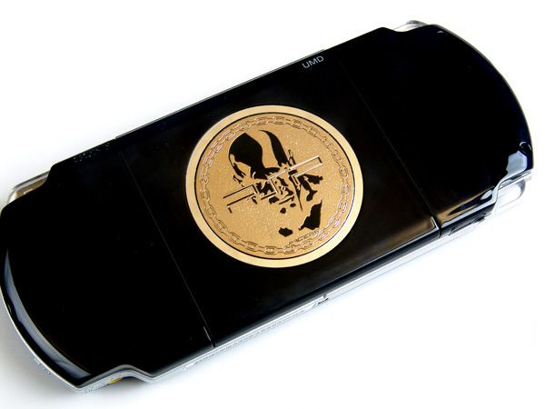 New For PSP 3000 slim Metal Sticker God Of War Golden  