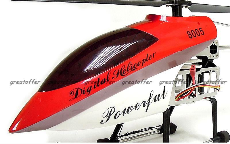 42 inch GYRO 8005 Metal 3.5 Channel 3.5ch RC Helicopter 42 +Main Tail 