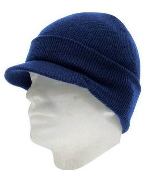 Visor Beanie Men Women Ski Cap Skate Hat Beanies  