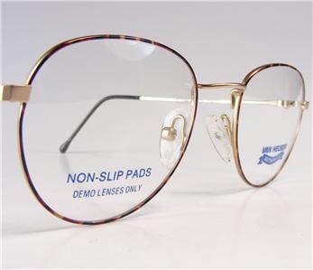 NOS 80s ITALIAN METAL VAN HEUSEN P3 VTG EYEGLASS FRAMES  