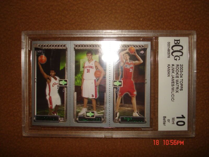 Lebron James RC 2003/2004 Topps Rookie Matrix BCCG10  