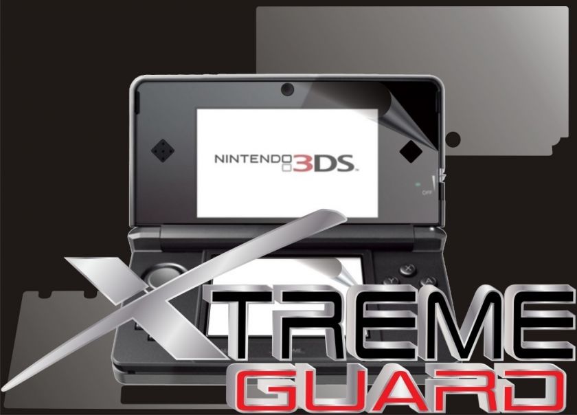 Nintendo 3DS FULL BODY Clear LCD Screen Protector Case 640522015825 