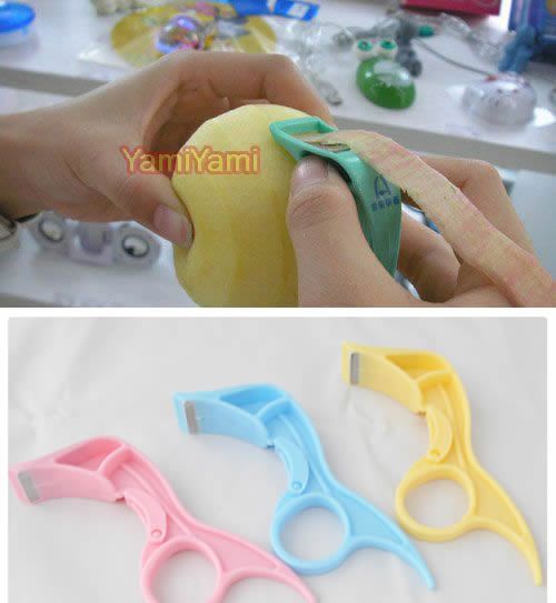   Stainless Steel Blade Apple Fruit Peeler Knife Kitchen Home  