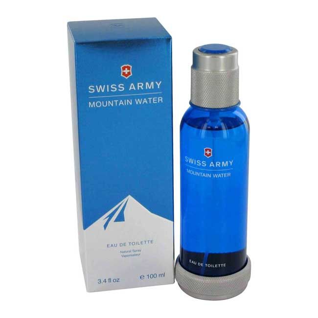 MOUNTAIN WATER * Swiss Army 3.4 oz EDT Mens Cologne NIB 940356710164 