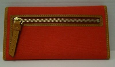 AUTHENTIC DOONEY & BOURKE RED CONTINENTAL CLUTCH MACYS EXCLUSIVE 