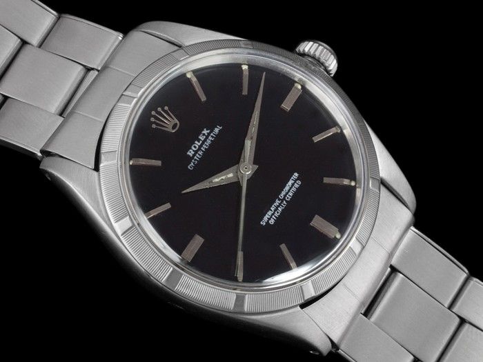 1965 ROLEX Vintage Mens Oyster Perpetual Watch   Stainless Steel 