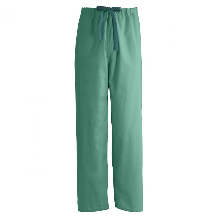 REVERSIBLE SCRUB PANTS JADE GREEN XS S M L XL 2XL 3XL  