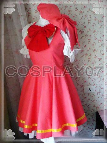 Card Captor Sakura Red Cosplay Costume Custom Size Halloween  