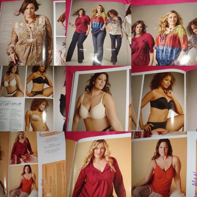 LANE BRYANT fashion catalog Crystal RENN Ashley GRAHAM  