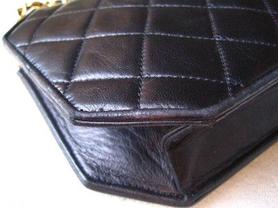 100% AUTH CHANEL QUILTED FLAP LEATHER BAG  