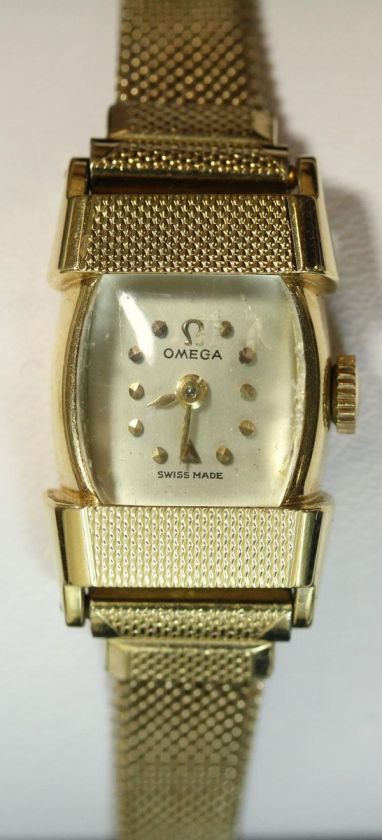   Ladies 17 Jewel 14k Gold Winding Movement Watch   Working 16.6g  