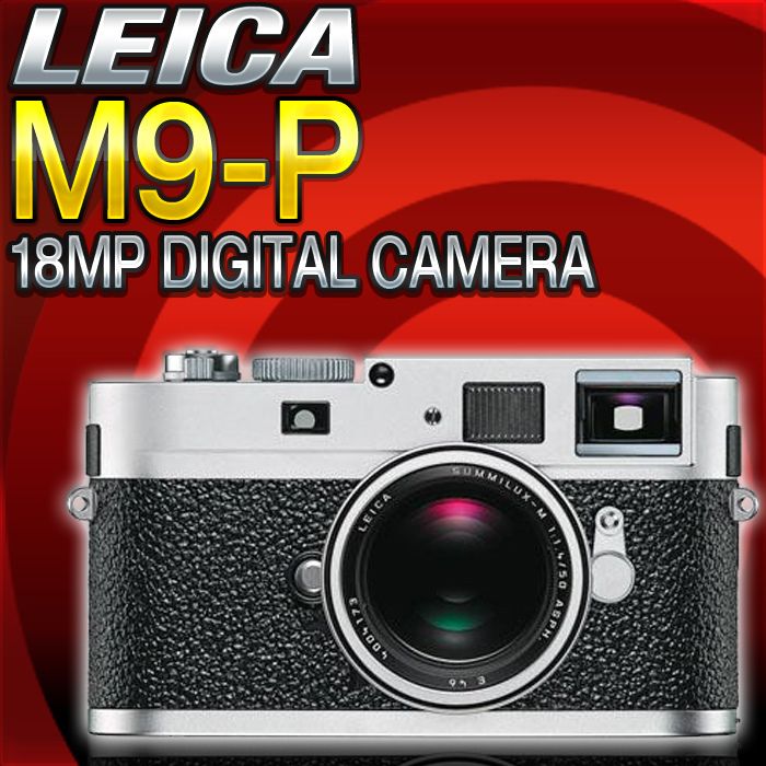 Leica M9 P 18MP Digital Camera with 24 x 36 mm Format Sensor 