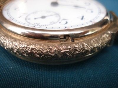 Vintage AMERICAN WALTHAM SOLID 14K GOLD POCKET WATCH 147 GRAMS HUNTER 