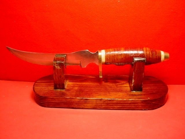 Custom Handmade R. JOHNSON HUNTING FISHING KNIFE OOAK?  