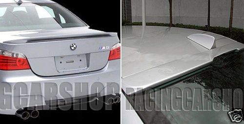 UNPAINTED COMBO BMW E60 M TECH SPOILER + ROOF SPOLER M5  