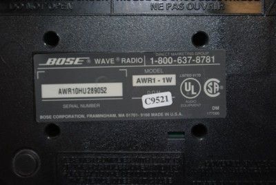 BOSE WAVE AWR1 1W CLOCK RADIO _3 NG  