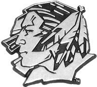 University of North Dakota Car Emblem Metal  