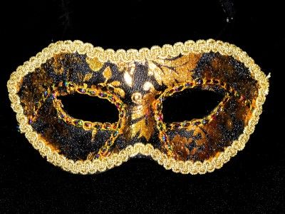 MARDI GRAS masquerade party favor weddings MASKS LOT of 10  