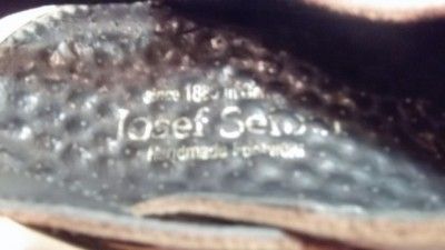 Womens Shoes Josef Seibel Clogs Mary Janes Mules Brown Leather 9 40 