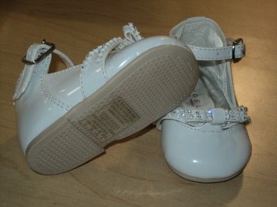 Baby Girls White Patent Leather Dress Shoes/ Size 5  