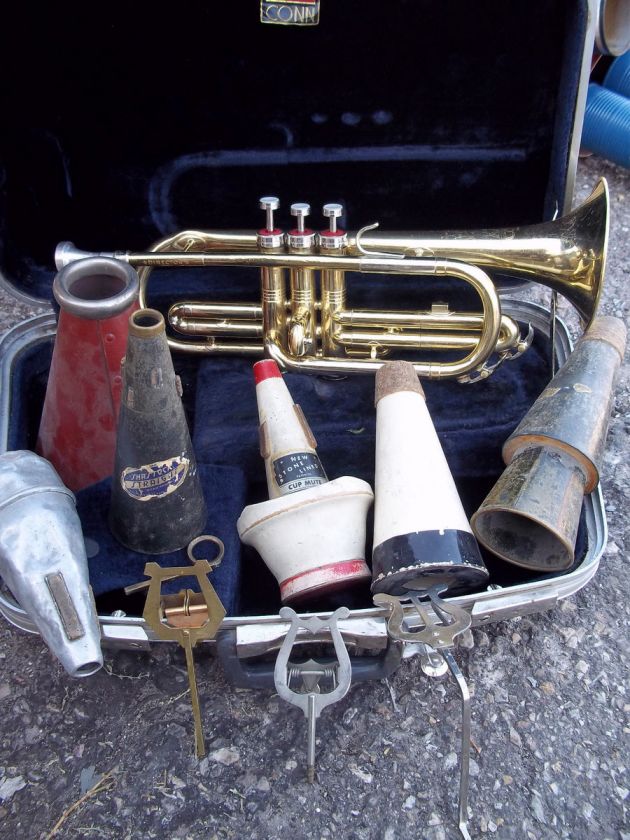   Trumpet Mutes 1940s  1950s Big Band Era Shastock Humes Berg Cup Mute