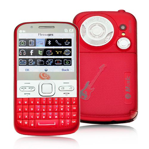 Unlocked Tri Sim Quad Bands TV/FM Qwerty Keyboard Cell Phone Q5i 