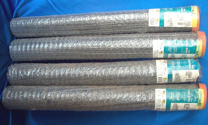 K101 Lot 4 HandyRoll Plastic Poultry Netting Chicken Wire 50x36 1 