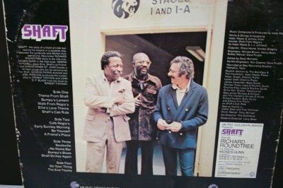 Shaft Soundtrack Record Album Vinyl LP ENS 2 5002  