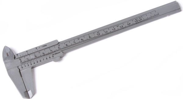 New 6 Vernier Plastic Sliding Caliper  