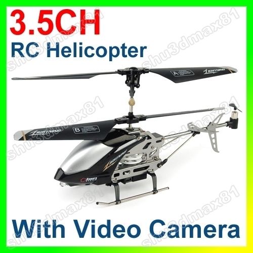 5CH RC metal Gyro Helicopter 6030 with Video Camera  
