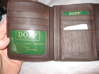 Dopp Leather Double Credit Card Attache Wallet  