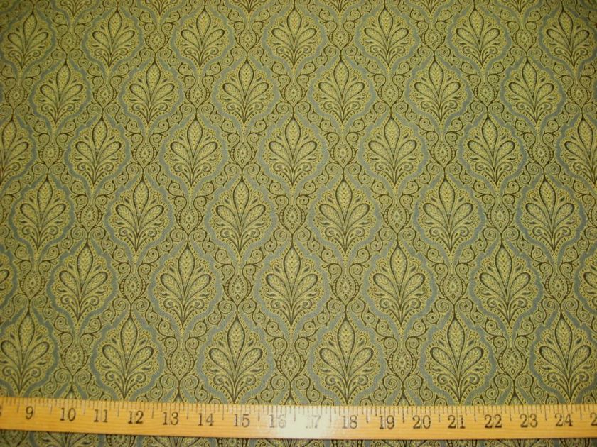 yd Patterned Leaf Upholstery Fabric r8675  