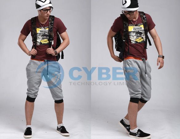 Mens Fashion Casual Sport Rope Short Pants Jogging Trousers