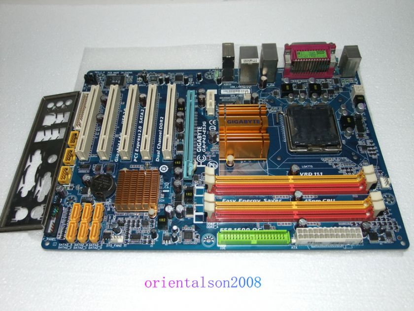 Gigabyte GA P43 ES3G REV1.0 BIOSF14 LGA775 Socket Intel Motherboard 