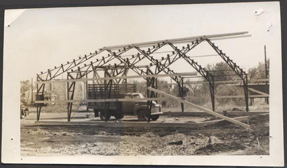 Old Photo 1948 1953 GMC Truck Construction Site 514484  