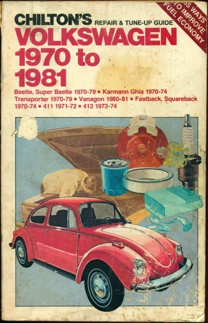   1951 1952   1968 1969 1970 1971 VOLKSWAGEN REPAIR MANUAL, ALL MODELS