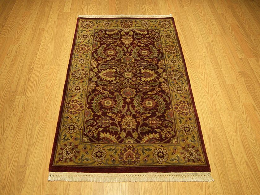   Hand Woven Vegetable Dye Handspun Wool Sultanabad Rug 1047