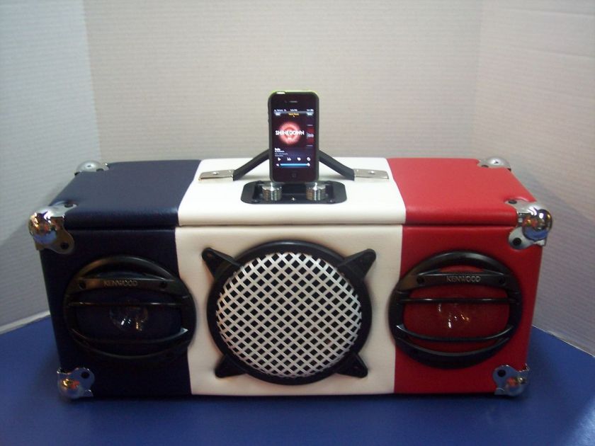 IPOD BOOMBOX, 80 WATT WITH 8 INCH SUBWOOFER INCLUDES 12V BATT FREE 