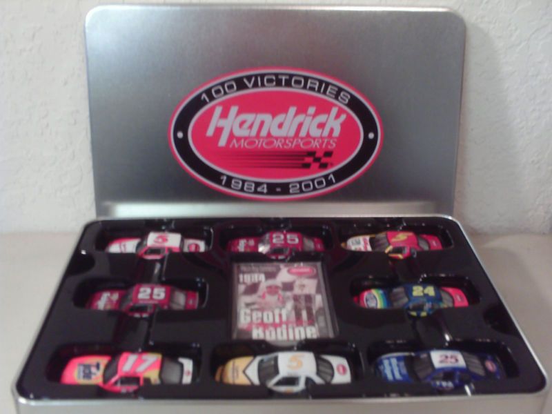   Motorsports 8 CARS / 100 WINS tin set 1/64 Action NASCAR diecast