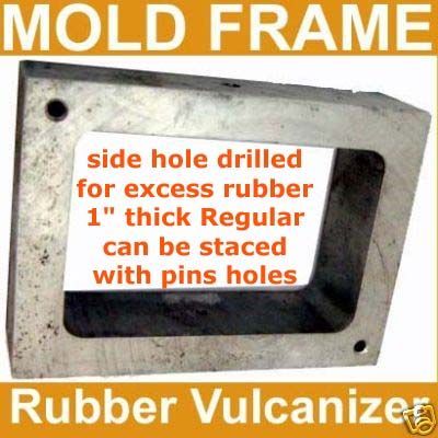 Aluminum Mold Frame 1 THICK RUBBER VULCANIZER JEWELRY  